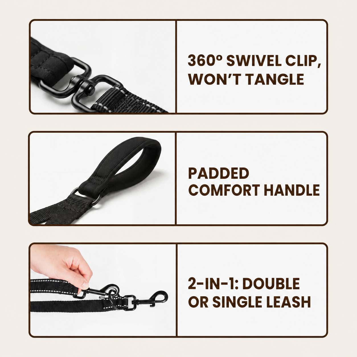 Furly & Co. Comfort No-Pull Dog Leash