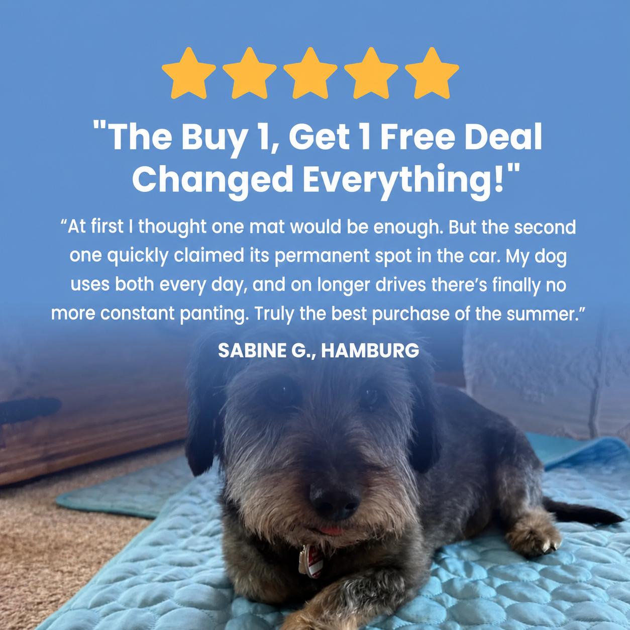 Furly & Co. Comfort Dog Cooling Mat