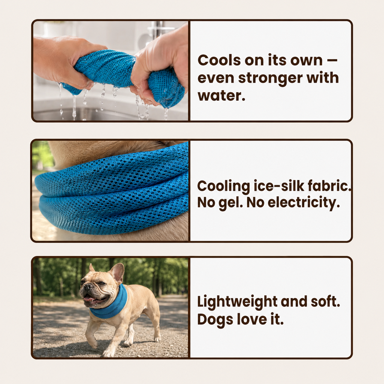 Furly & Co. Dog Cooling Neck Wrap